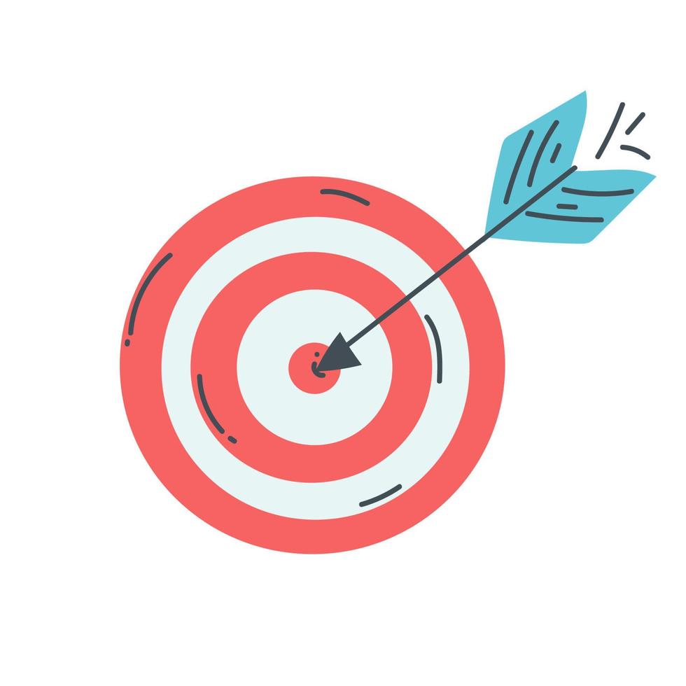 target-bullseye-or-arrow-on-target-line-art-icon-for-apps-and-websites-vector